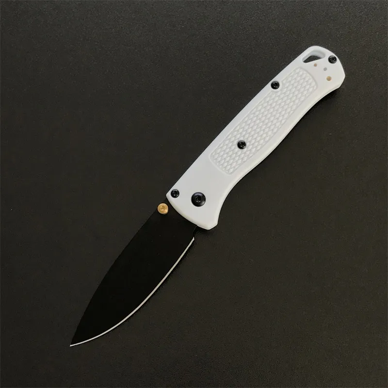 Outdoor BM 535 Folding Knife 3.24 "S30V Satin Plain Blade Polymer Handle Camping safety defense Knives