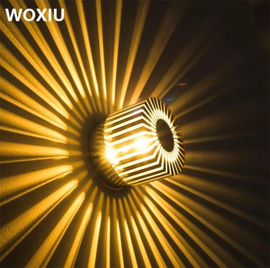woxiu Sun flower wall lamp modern simple colorful RGB with remote control wall lamp decoration for home wall living room1305463