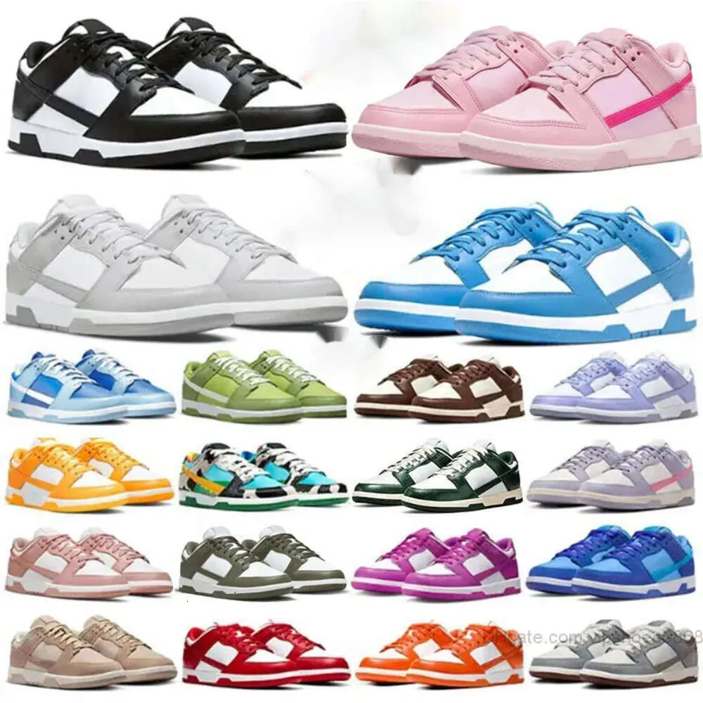 Desinger shoes Lows Panda White Black Triple Pink Fog University Blue Red Diffused Taupe Wolf Grey Sanddrift running shoes GAI black and white mens womens shoes