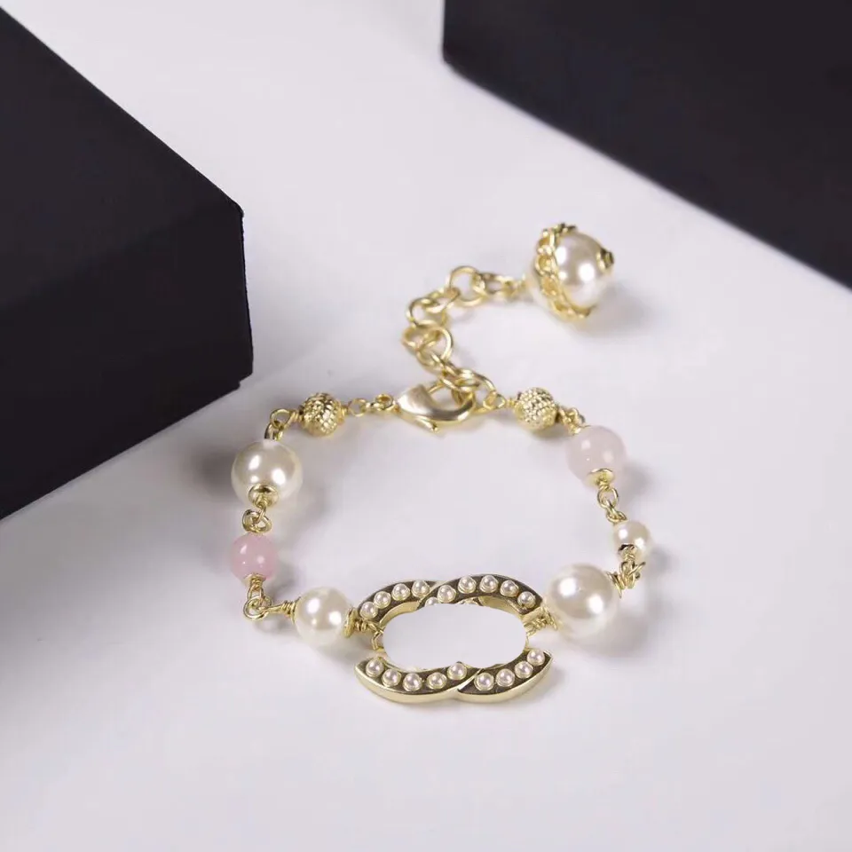 Bracelet de créateur en corail pour femmes, chaîne de perles élégantes, tendance, bijoux de fête, cadeau, vente en gros