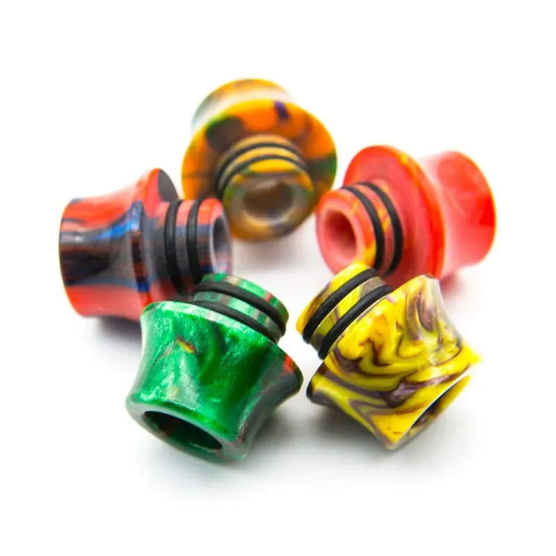 510 Drip Tip 3 Types Resin Mouthpiece 510 Thread Wide Bore Drippers Smoking Accessories dhl free