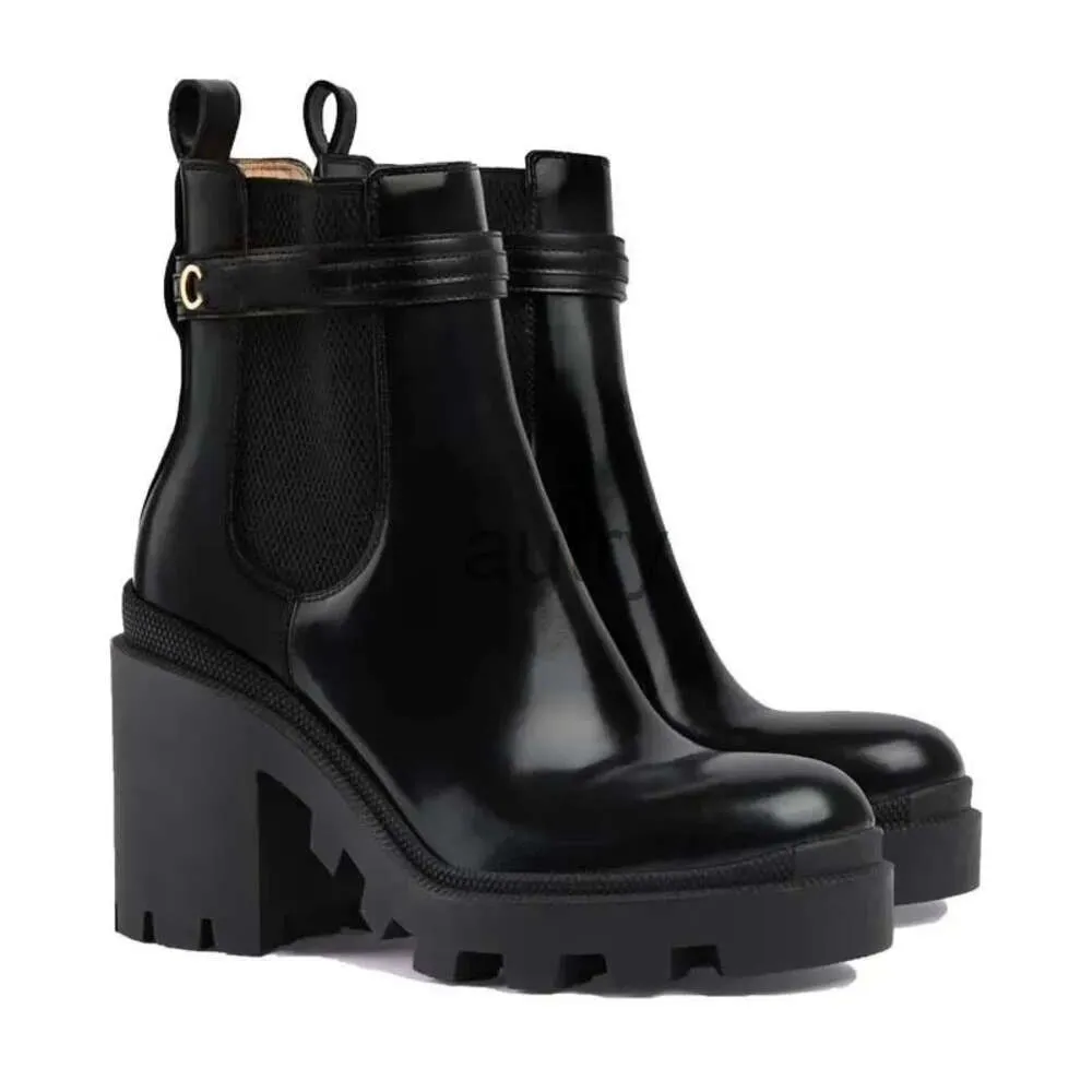 2024 Mulheres Designer Botas Silhueta Ankle Boot Martin Booties Stretch High Heel Sneaker Inverno Mulheres Sapatos Motocicleta Mulher Martin sobre o joelho