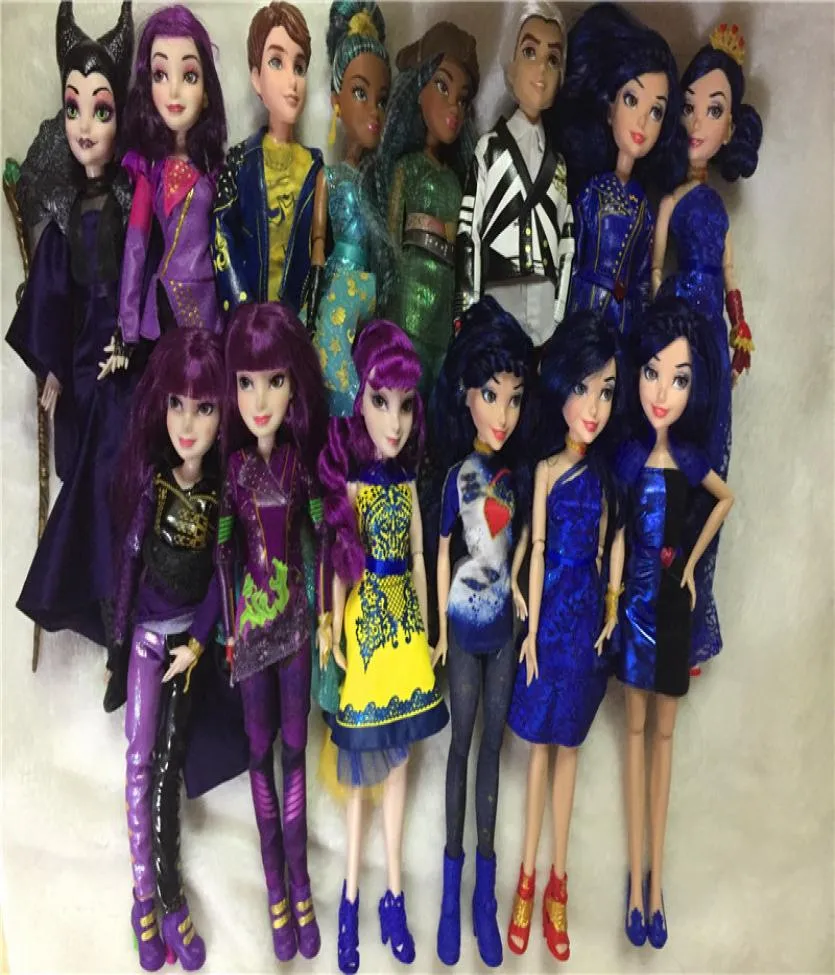 11039039 Descendants Dolling Action Figure Doll Maleficent Toy Gift Dolls for Girls Boys Evie Mal Descendants 2 T200716803823