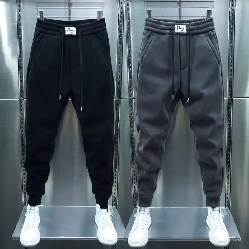 Pantalon pour hommes printemps automne Baggy pantalons de survêtement coloré cordon Fitness entraînement épais chaud survêtement décontracté Harajuku pantalon