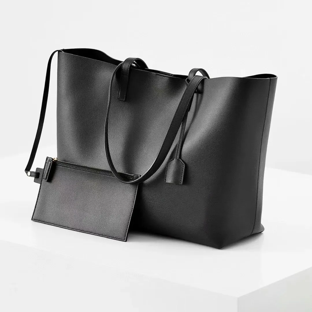 Designer de luxo sacola de couro genuíno sacos de compras de alta qualidade mulheres bolsa de trabalho grande capacidade bolsa de ombro senhora moda bolsas laptop totes 2024