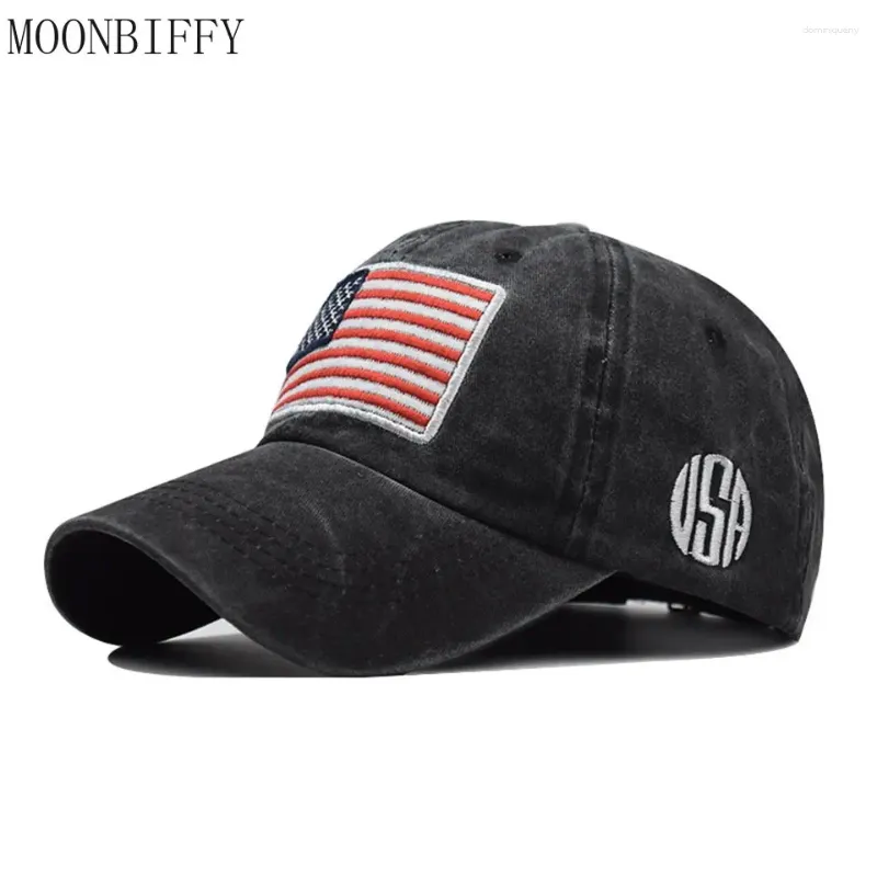 Ballkappen Amerikanische Flagge Camouflage Baseballmütze Männer Frauen Armee Knochen LKW Fahrer Hochwertige Retro Stickerei Snapback Hüte Gorras