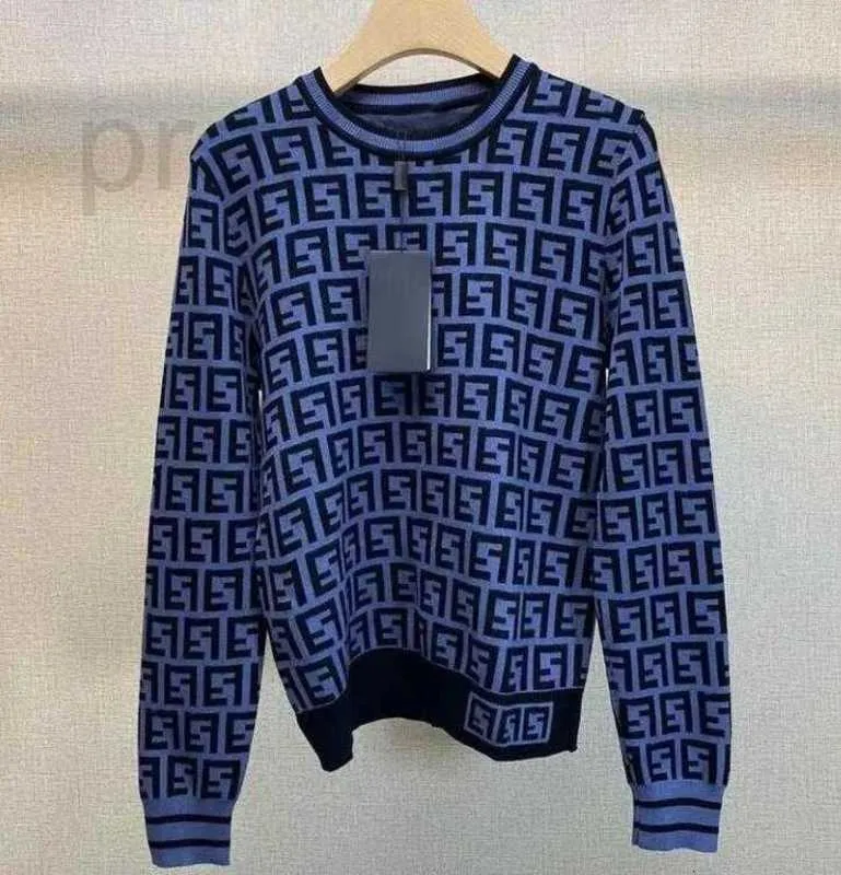 Женские свитера, дизайнерские повседневные брендовые вязаные пуловеры с круглым вырезом в полоску, элегантный вязаный пуловер с длинными рукавами, топы UC7X