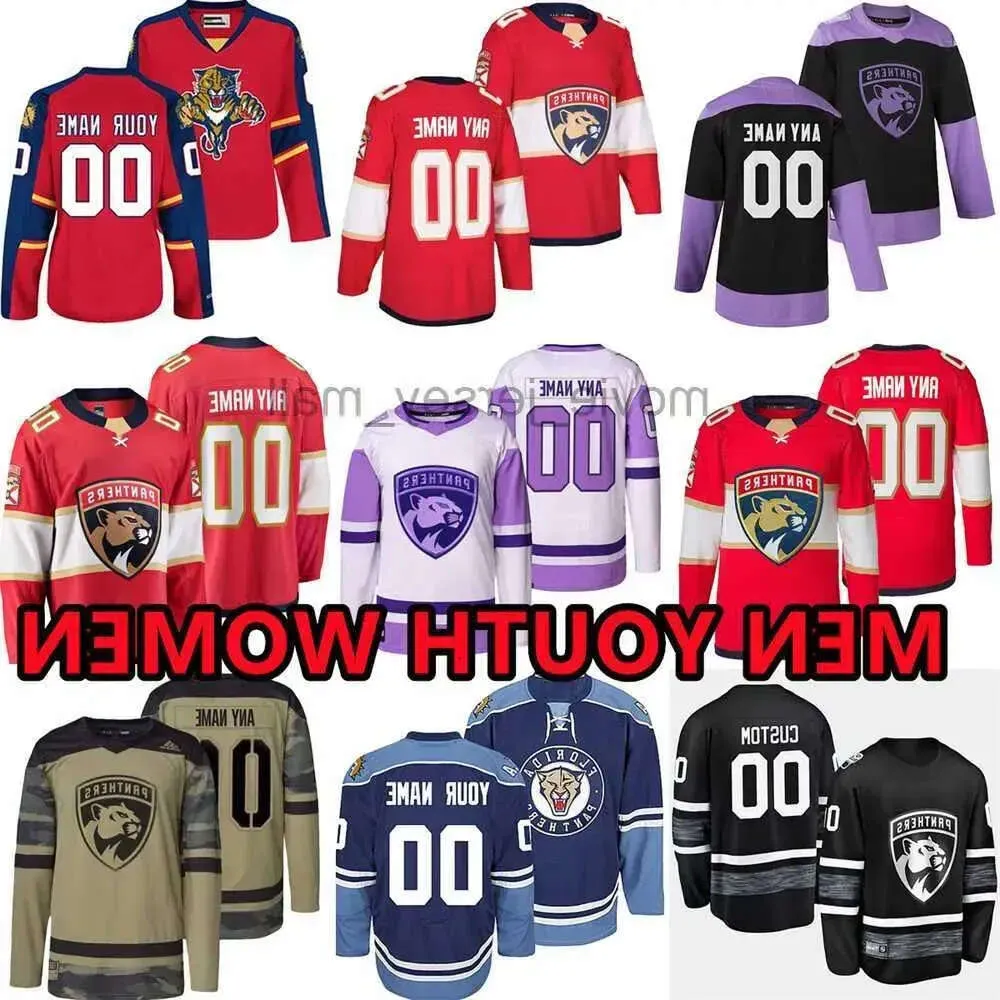 Maillots de hockey personnalisés Florida''panthers''mens 4 Casey Fitzgerald 42 Gustav Forsling 7 Radko Gudas 70 Patric Hornqvist Lomberg Lundell Luosta 98