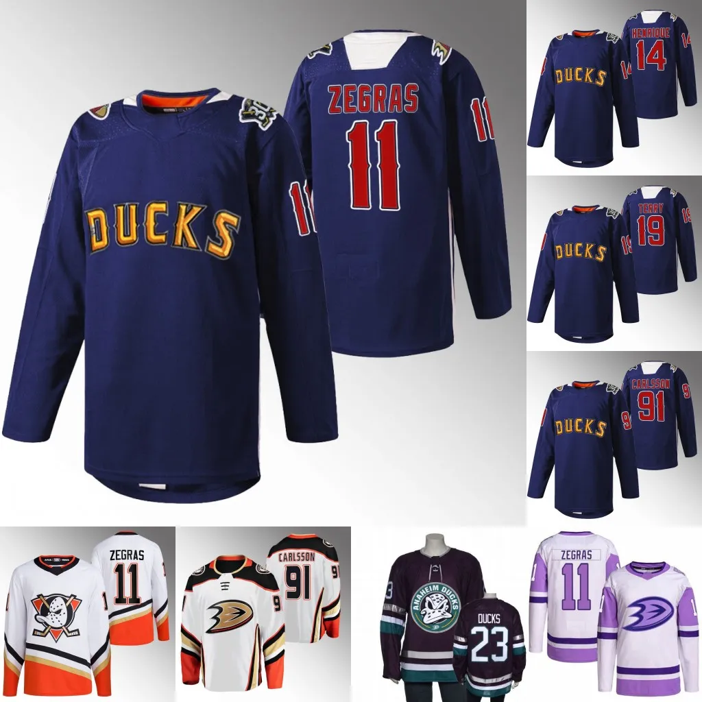 2024 Ducks Angels Night Authentic Hockey Jerseys Customizable Player Names Numbers