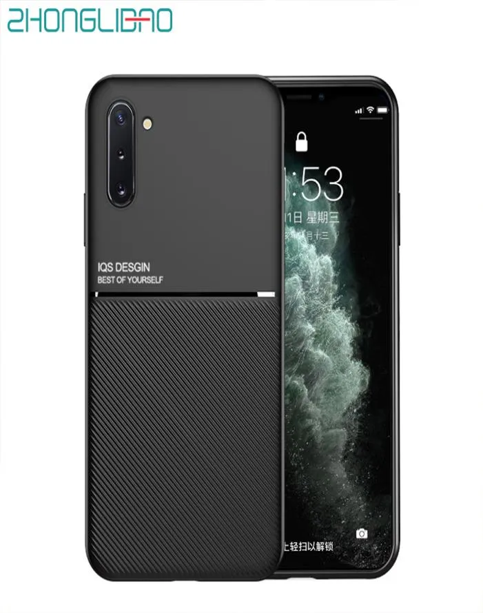 Ultra Thin Soft TPU -hudfodral för Samsung Galaxy S11 S10 S9 S8 Obs 10 9 8 Plus S11E S10E S11 S10 Byggd bilmagnetplatta Back2047361