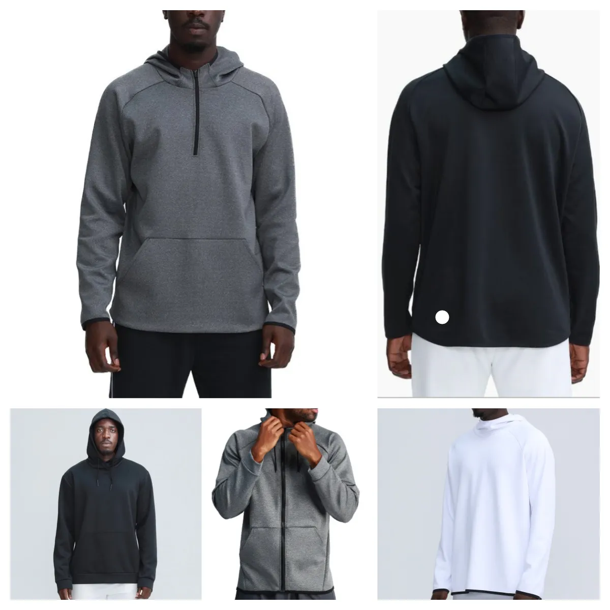 LUYOGA- 372 Herren Pullover Sport Langarm Yoga Wrokout Outfit Herren Lose Jacken Training Fiess Kleidung