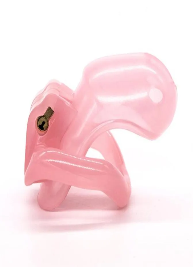 Appareil masculin rose The Nano HT V3, Cage à coq avec anneau de pénis de 4 tailles, ceinture de jeu pour adulte, produits Sexy6721859