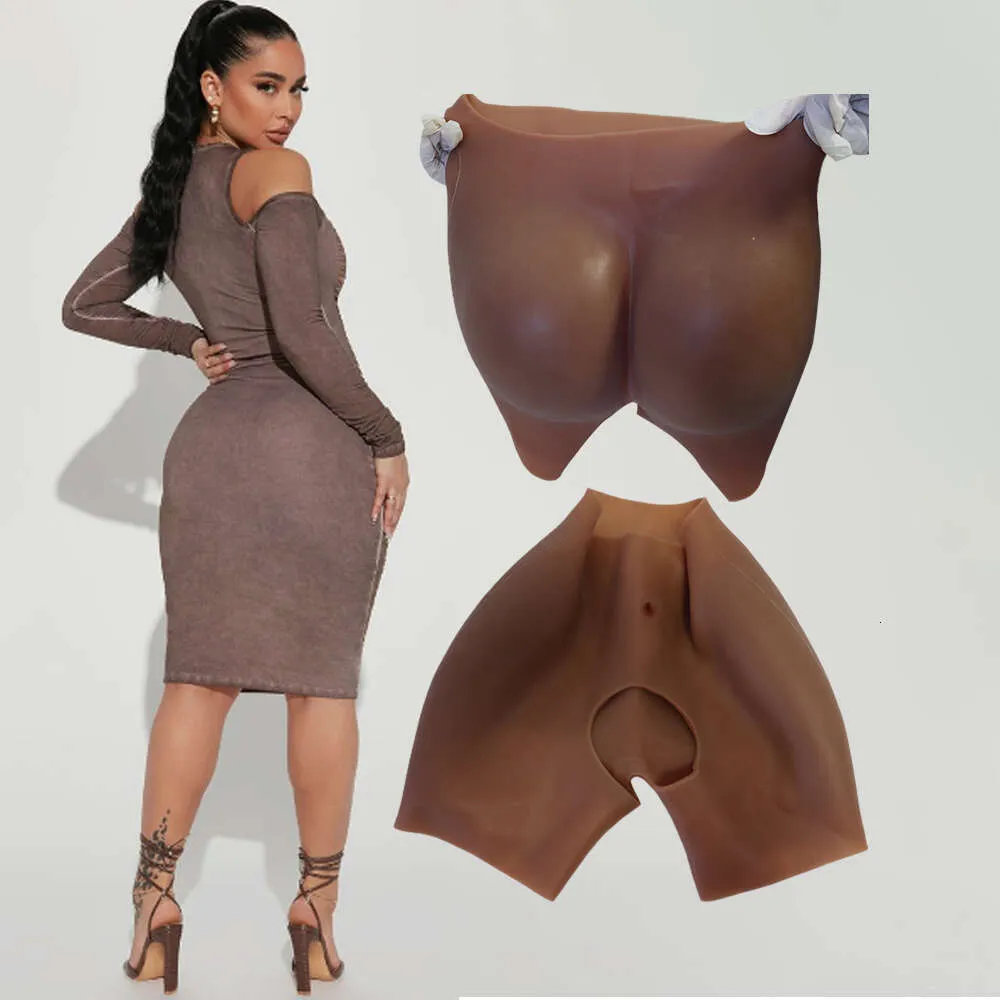 Kostümzubehör Hüften und Gesäß gepolsterte Höschen 2,2 cm Dicke Po-Lifting-Shapewear Damen Silikon-Hüftformer S Sanduhrfigur