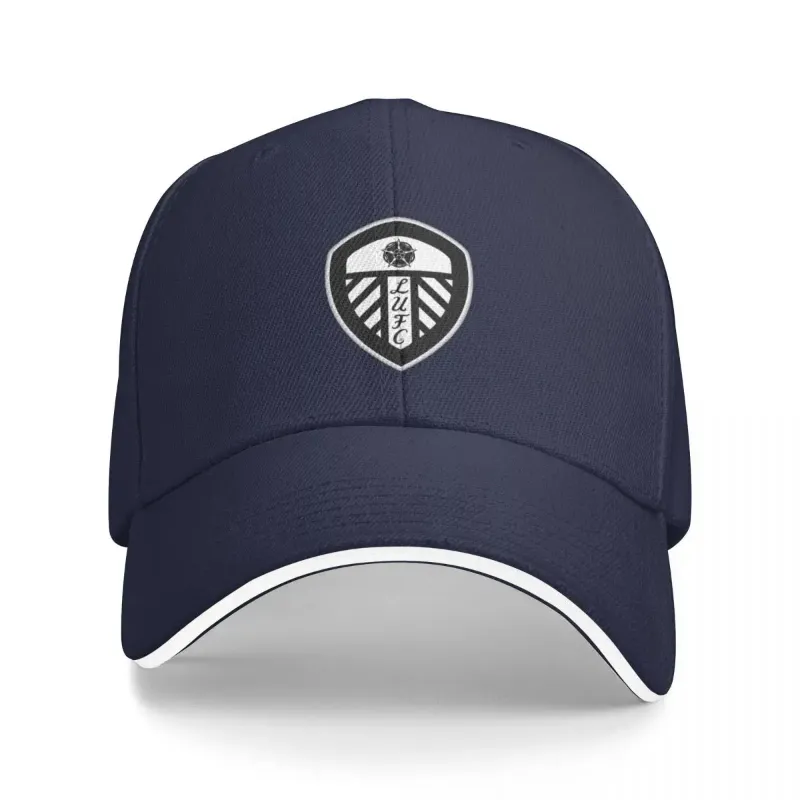 Ball Caps Art White on Black Leeds Baseball Cap Anime Hat Beach Hats for Women Mens