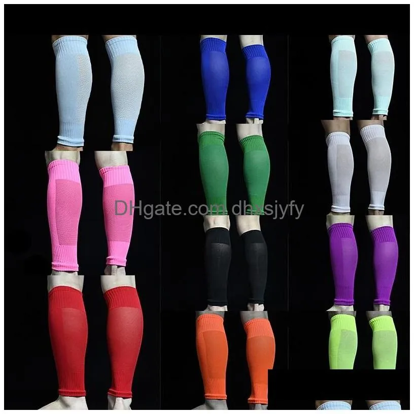 Coudes Genouillères Haute Élasticité Football Shin Guard Manches Adts Enfants Football Jambe Er Sport Protection Gearelbow Drop Livraison Spor Dhzly