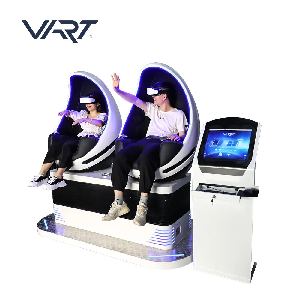 VART Children Game Machine 9DVR Game Simulator 2 Seater 9D Cine 360 9D VR Cinema
