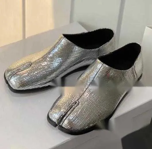 formal shoes women's casual banquet classic fashion one stirrup sheepsfoot black silver leather Lefebvre factory shoes