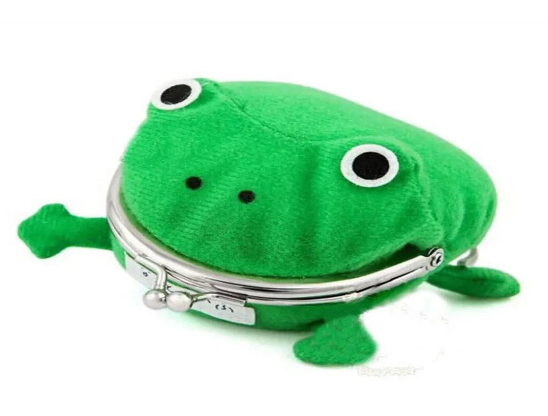 الأطفال ضفدع عملة الرسوم المتحركة الرسوم المتحركة Cosplay Frog Wallet Kids Present Personal Purse C40933390896