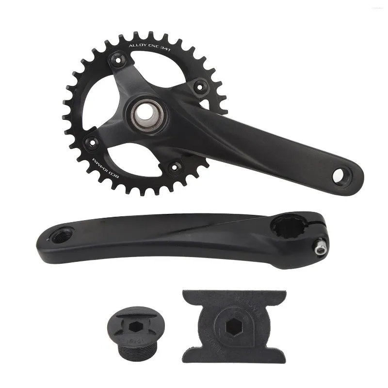 Racing Sets Bike Crank Arm Set Aluminum Alloy One Piece Precise Machined Teeth Lightweight For Mountain Accessories