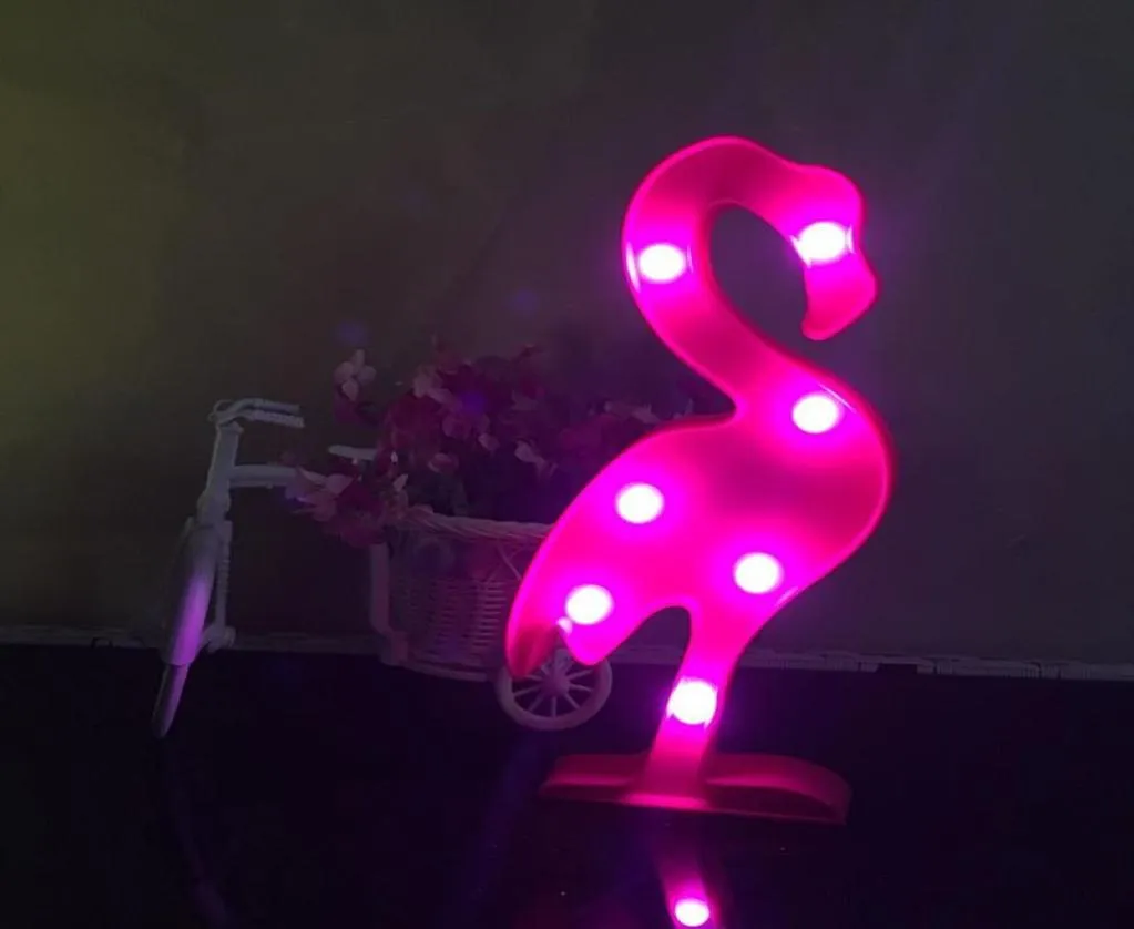 Kreatywne światło małej nocy 3 W Prowadziły model zwierząt Flamingo, taki jak dzieci 039S Indoor Dekoracyjne światło 2082187