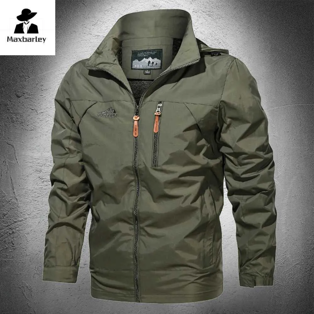 Giacche da uomo Autunno Uomo Outdoor Giacche antivento Giacca a vento con cappuccio Cappotto Camping Pesca Tattico Militare Maschile Giacca casual traspirante 5XL J240125