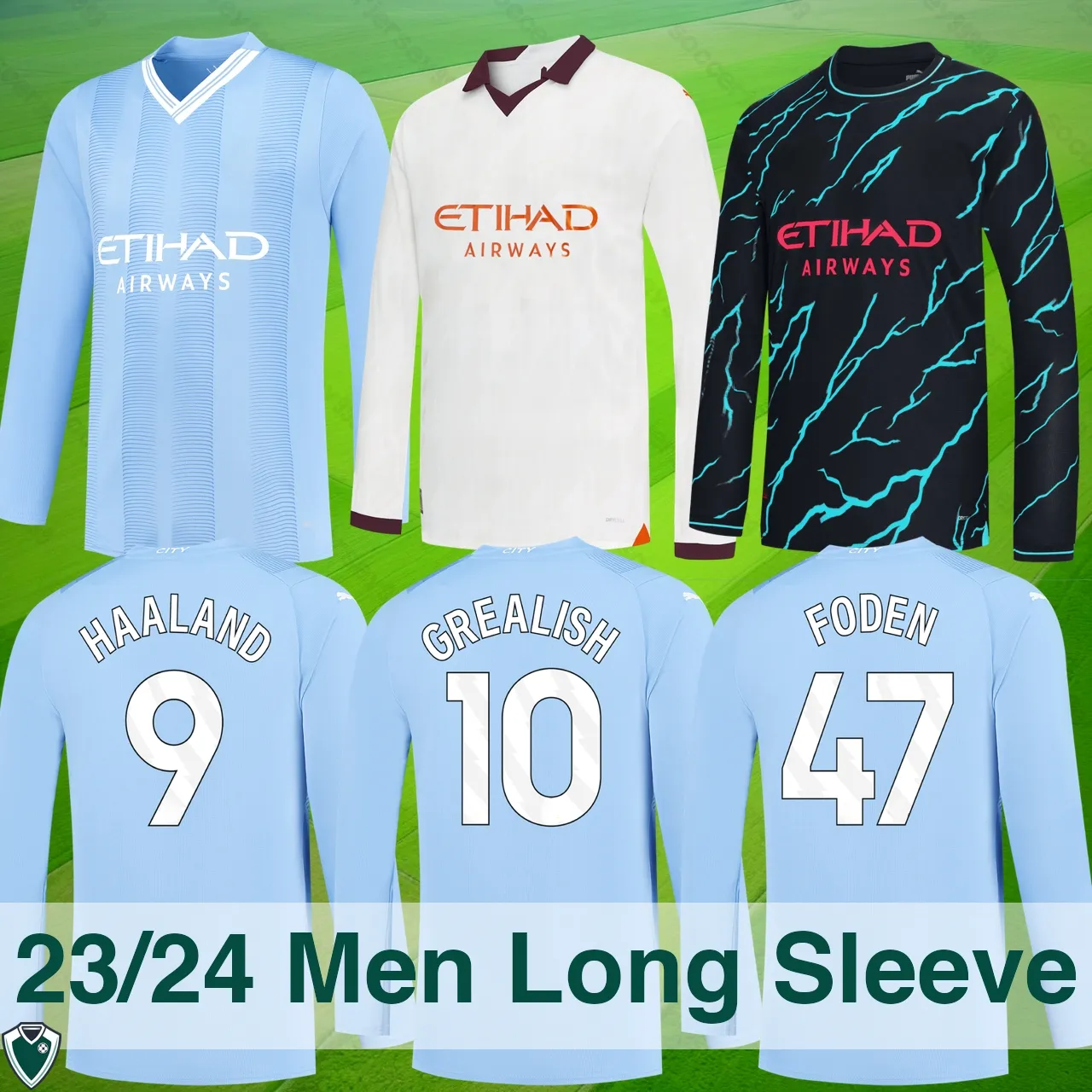 23 24 Soccer Jerseys Long Sleeve for HAALAND BRUYNE PHILLIPS MANS CITIES GREALISH FERRAN MAHREZ FODEN BERNARDO JOAO CANCELO Z RODRIGO Football Shirt Men