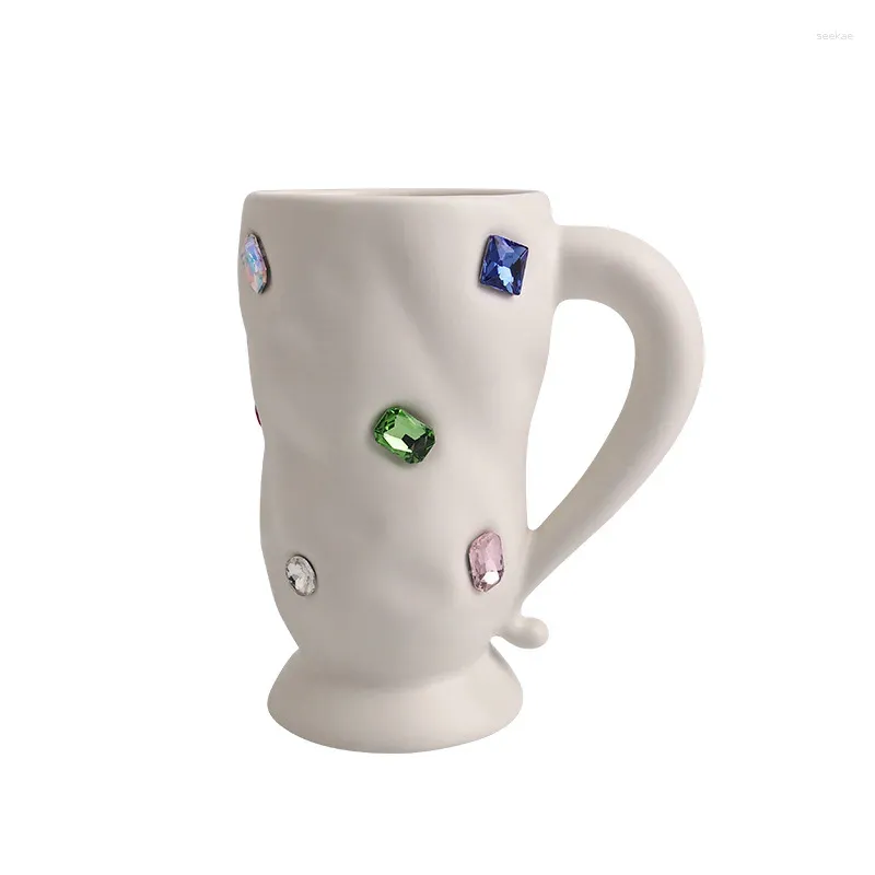 Kupalar Behami Ins Gem Mug Premium Sense Coffee