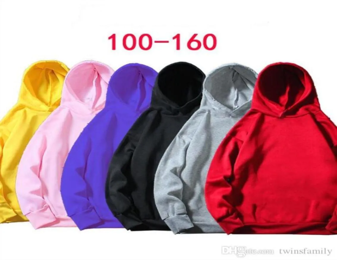 Barn hoodies tröja pojkar designer kläder solid sammetrock dagis klass outwear flickor fleece jacka topps baby casual co7559217
