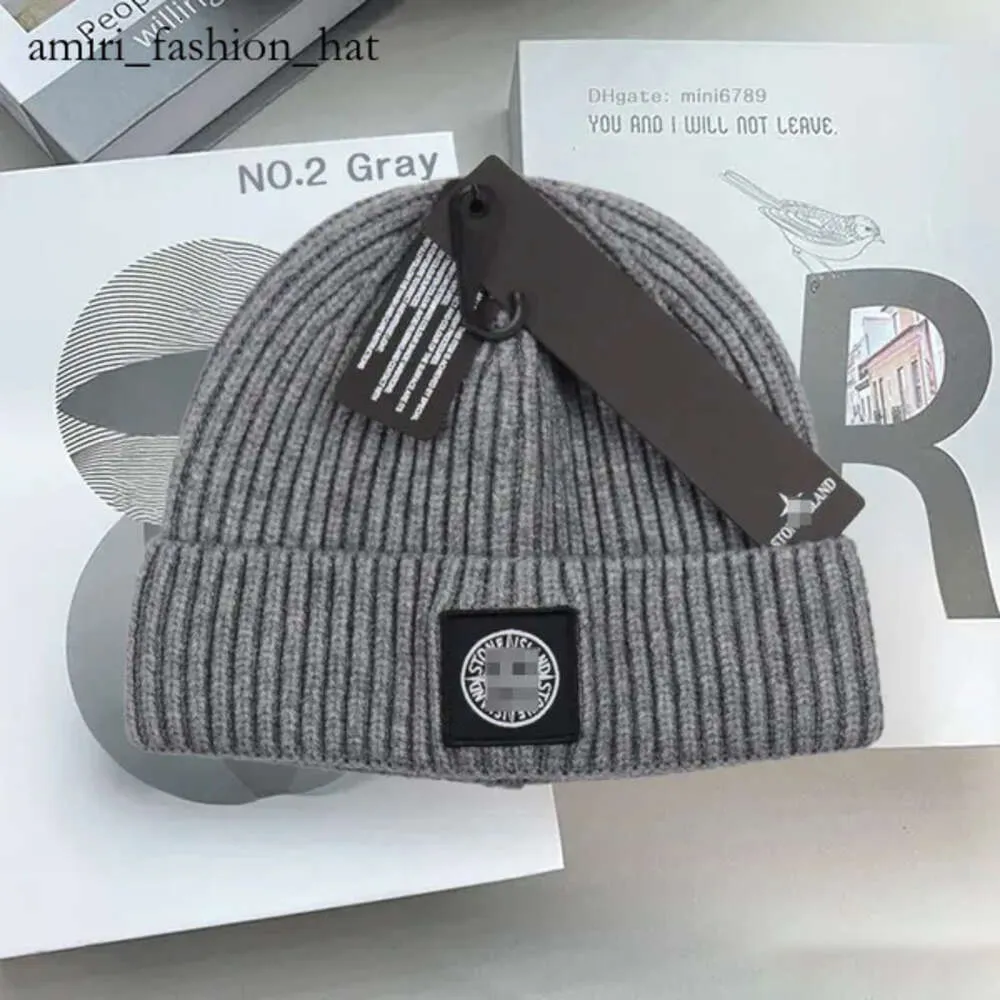 Stones Island Hat Hombres y Mujeres Gorro Gorros de Piedra Diseñador Skull Cap Gorro de Punto Moda Casual Alta Densidad Elástico de Punto Invierno Unisex Gorros cálidos Cp Companys 868