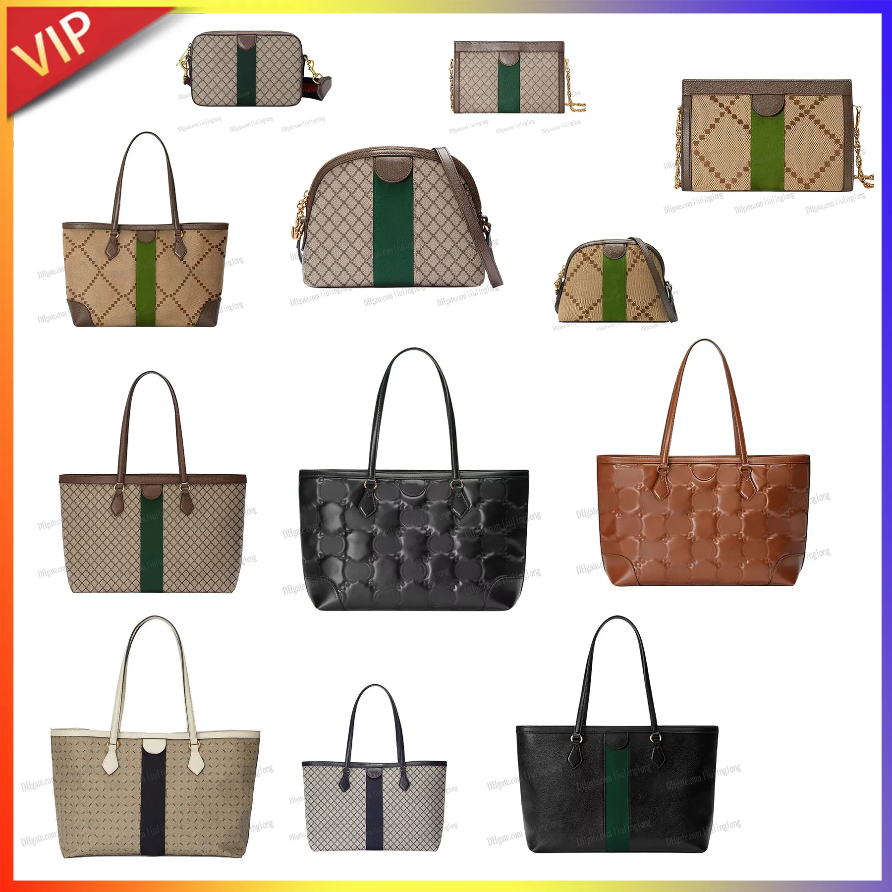 Borsa firmata Borse Ophidia classiche Borse a tracolla a spalla da donna Tote Shopping Messenger Borsa a tracolla Jumbo G Borsa vintage Borse a conchiglia moda