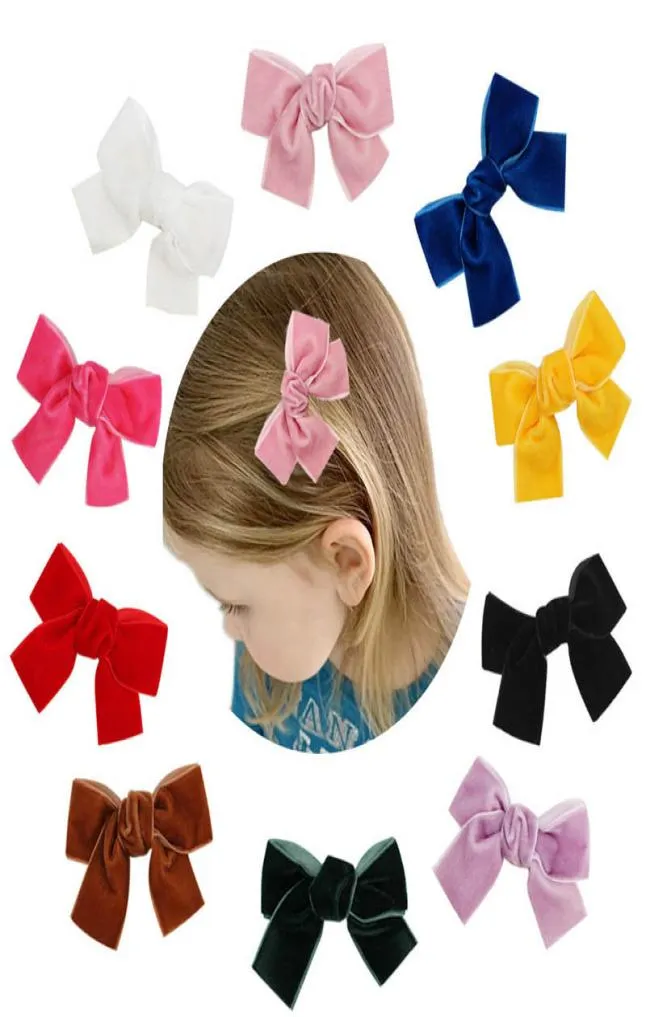 5pcsset 3inch saç yayları kızlar saç klipleri sevimli küçük bowknot çocuklar barrettes bebek bb klipler kızlar saç aksesuarları bebek aksesuar b38258807