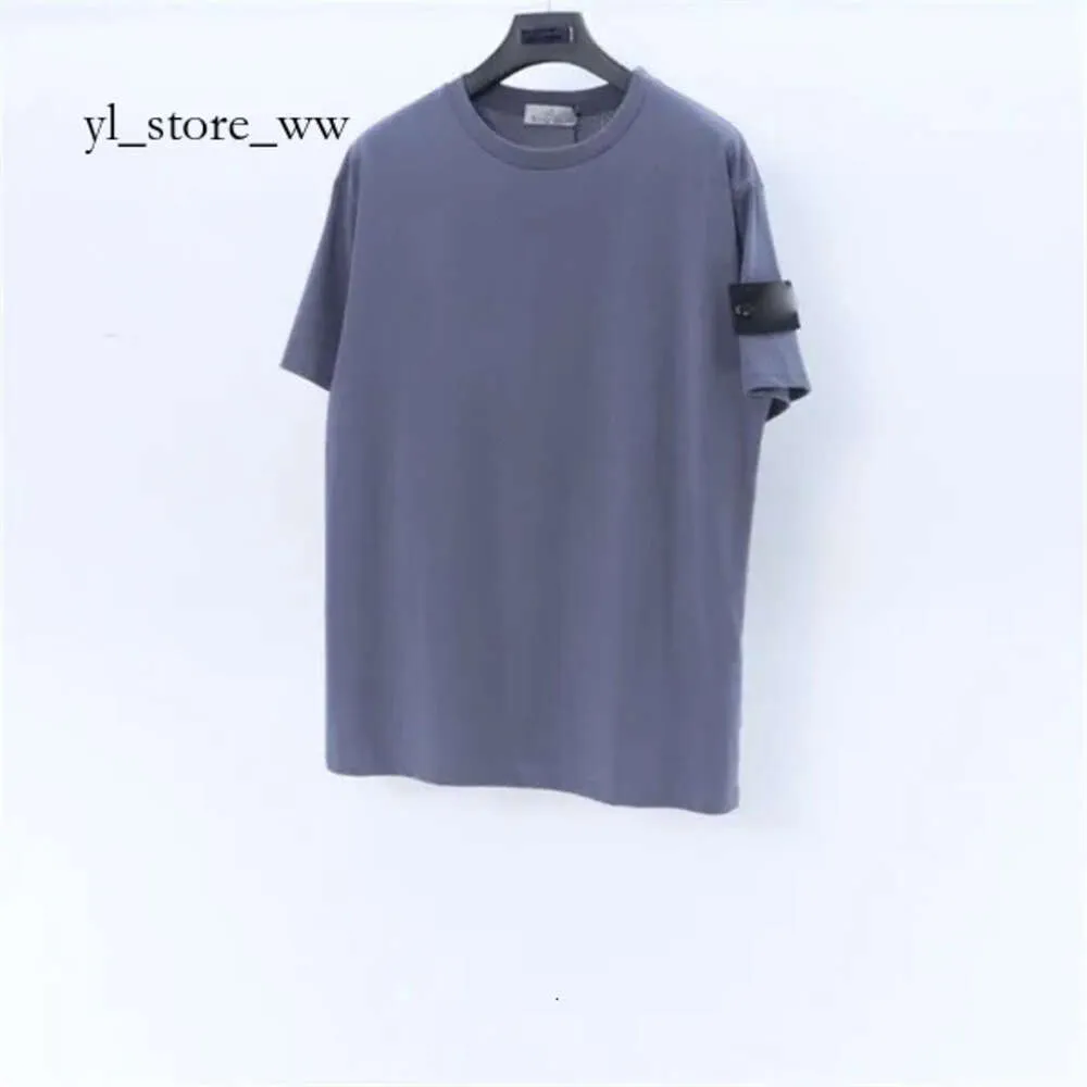 Stoneys Islands Designer Brand Topy Men'sT Shirts Versatized Stonees Lsland Shird Fashion Cotton Summer Sleve Tide Men CP Companies 9716