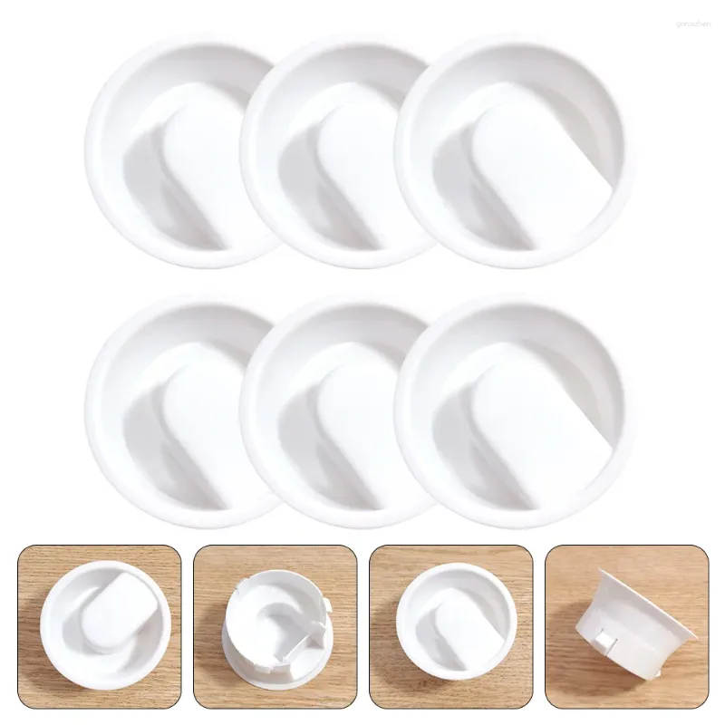 Dinnerware Sets 6 Pcs Cooler Lid Pitcher Replacement Cover Clear Plastic Home Accessory Water Bottle