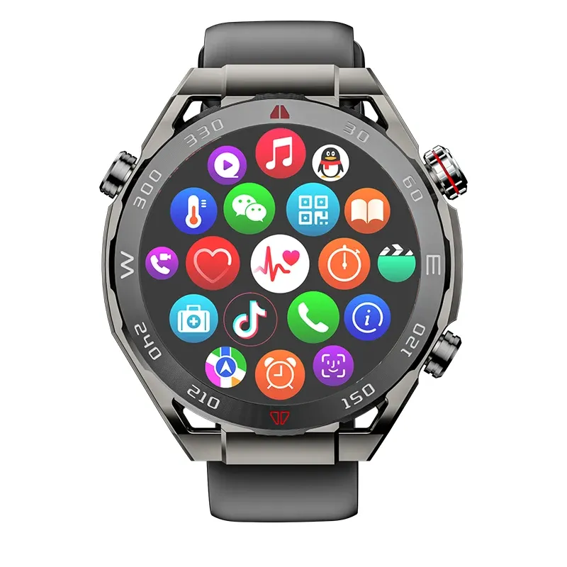 Ny Smart Watch 2G 4G Sim Card Round Display Global Call Heart Monitoring Fitness Tracker Waterproof GPS Positionering Watch