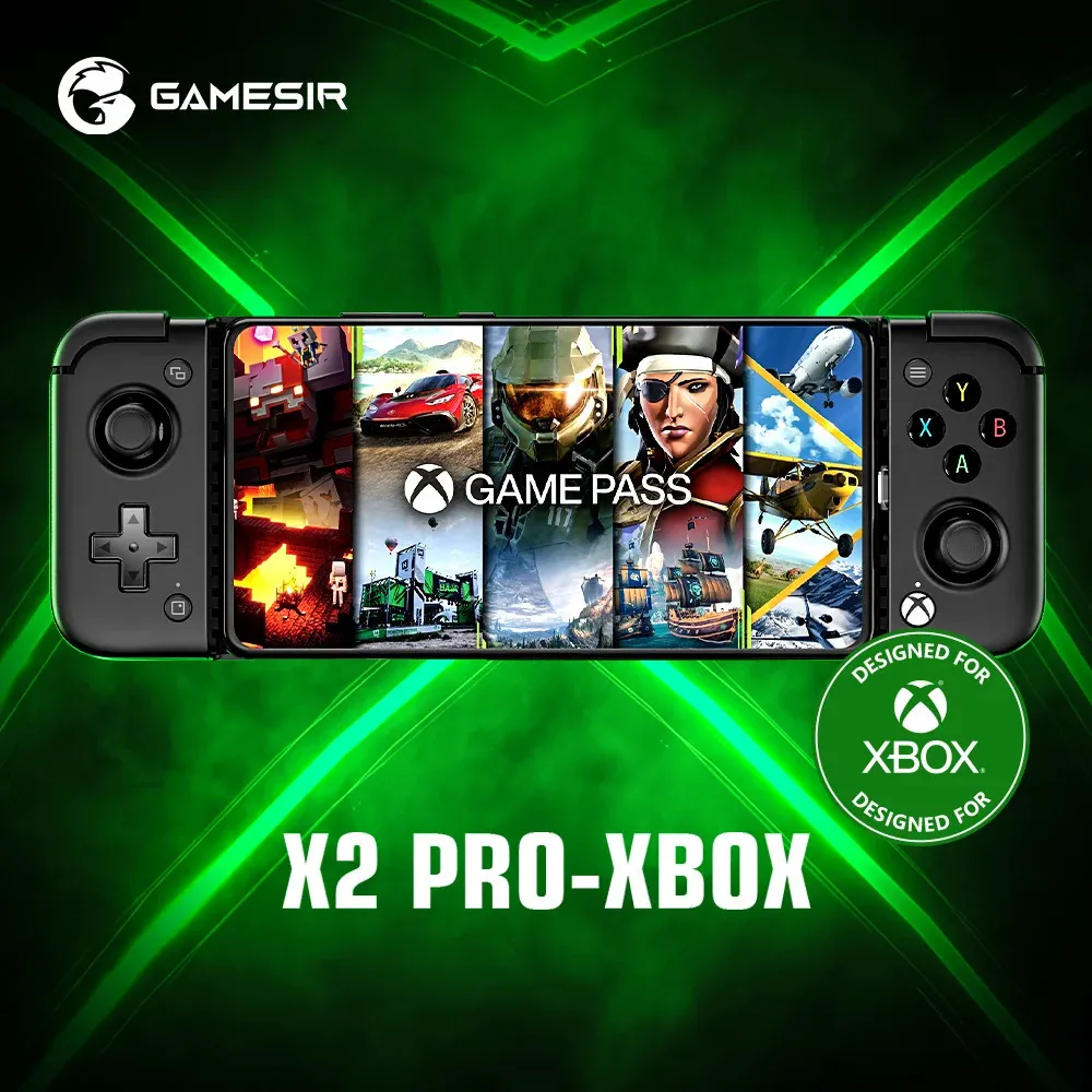 GamesIR X2 Pro Xbox GamePad Android C 형 모바일 게임 컨트롤러 Xbox 게임 패스 Xcloud Stadia Geforce Now Luna Cloud Gaming 240119