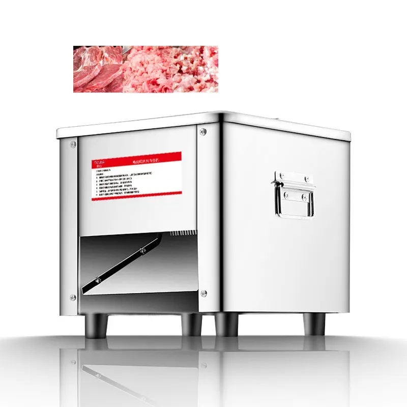 Linboss Electric Meat Slicerデスクトップ野菜切断機小鶏肉肉カッター肉スライス機