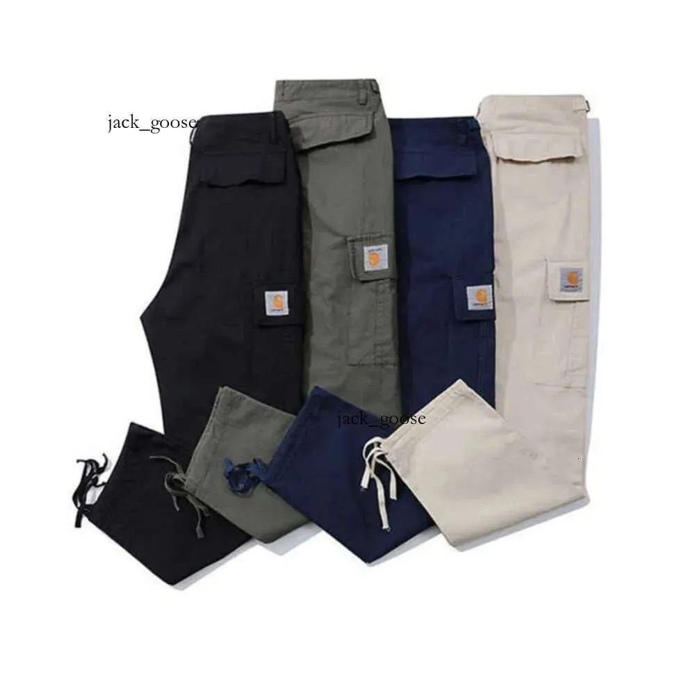 Carharrt calças masculinas casuais longo multi-bolso workwear estilo sweatpants de alta qualidade hip hop solto calças masculinas solto designer 751