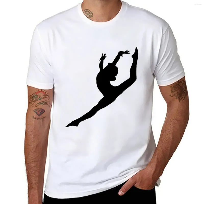 Men's Polos Dancer/Gymnast T-Shirt Quick-drying T-shirts