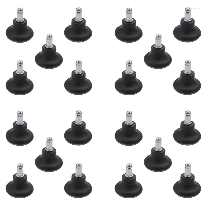 20 piezas Bell Glides reemplazo silla de oficina ruedas tapón rueda giratoria taburete de 2 pulgadas CNIM