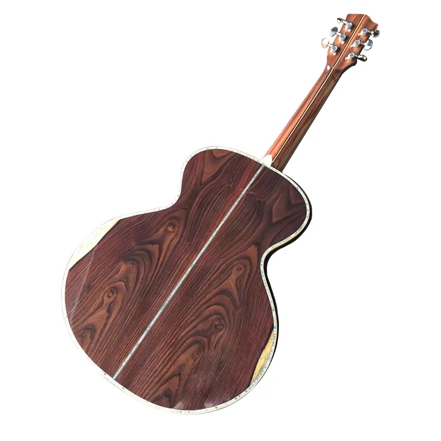 40 SJ Series Full Solid Wood Real Abalone Shell Inlaid Acoustic Guitar