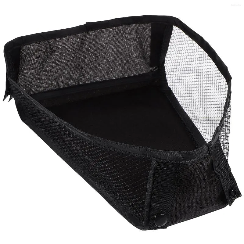 Pièces de poussette, sac en maille pour bébé, organisateur panier de rangement inférieur pour pochette à couches, sacs