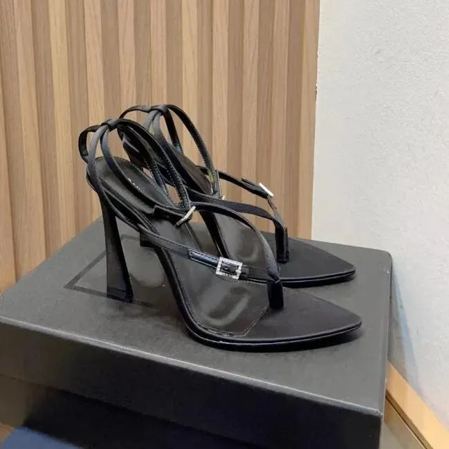 Summer Slim Sandals Sandals na wysokim obcasie satynowy zespół kostki fioletowe buty sukienki wąskie słowo zespół damskie buty na wysokim obcasie oryginalny transport