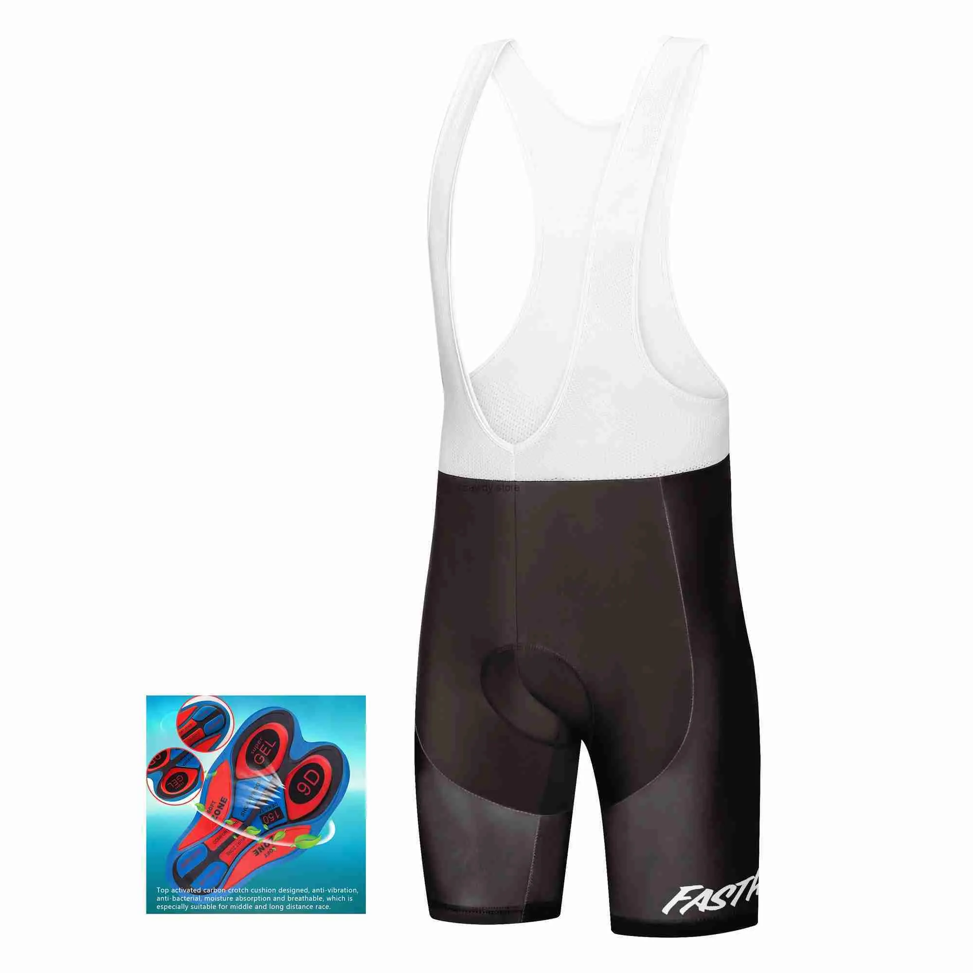 Cuissards de cyclisme pour hommes et femmes, vêtements de vélo Bretel, Pad Lycra Ma Fa, collants vtt, 2023 9D GELH24125