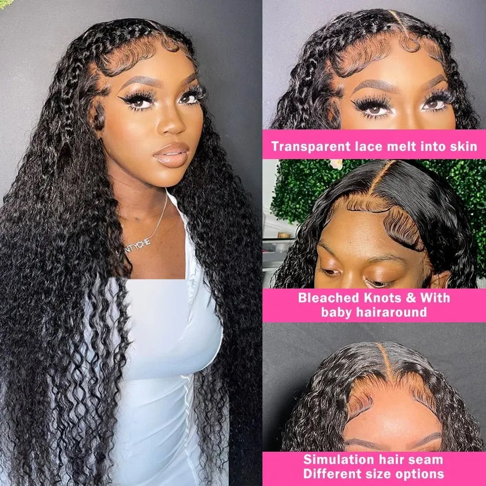 Loose Deep Wave Frontal Wig 13x6 Hd Lace Curly Human Hair Wig 13x4 Water Wave 360 Full Lace Front Wig 5x5 Closure Wig