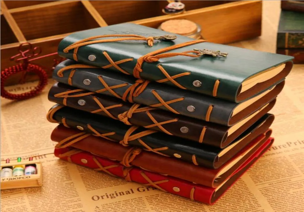 スパイラル海賊ノートブックヴィンテージレザージャーナルガーデントラベル日記Kraft Paper Journal Notebook Retro Classical Books Decora9909279