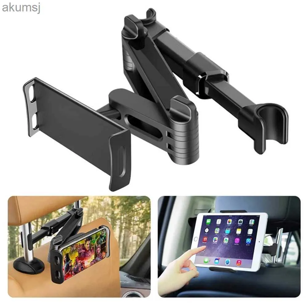 Supports de tablette Support de tablette pour siège arrière de voiture Appui-tête réglable Support pour iPad 4,5-10,5 pouces Support de siège de voiture à rotation 360 pour iPhone YQ240125