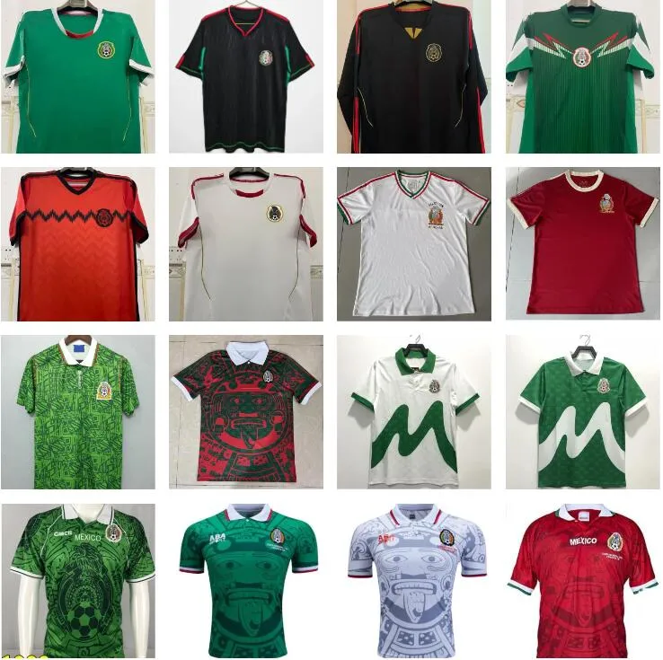 94 95 97 98 10 Retro clássico México camisas de futebol 1994 1995 1996 1997 1998 1999 2010 2012 2013 2014 BORGETTI HERNANDEZ CAMPOS BLANCO H.SANCHEZ R.Marquez camisa de futebol