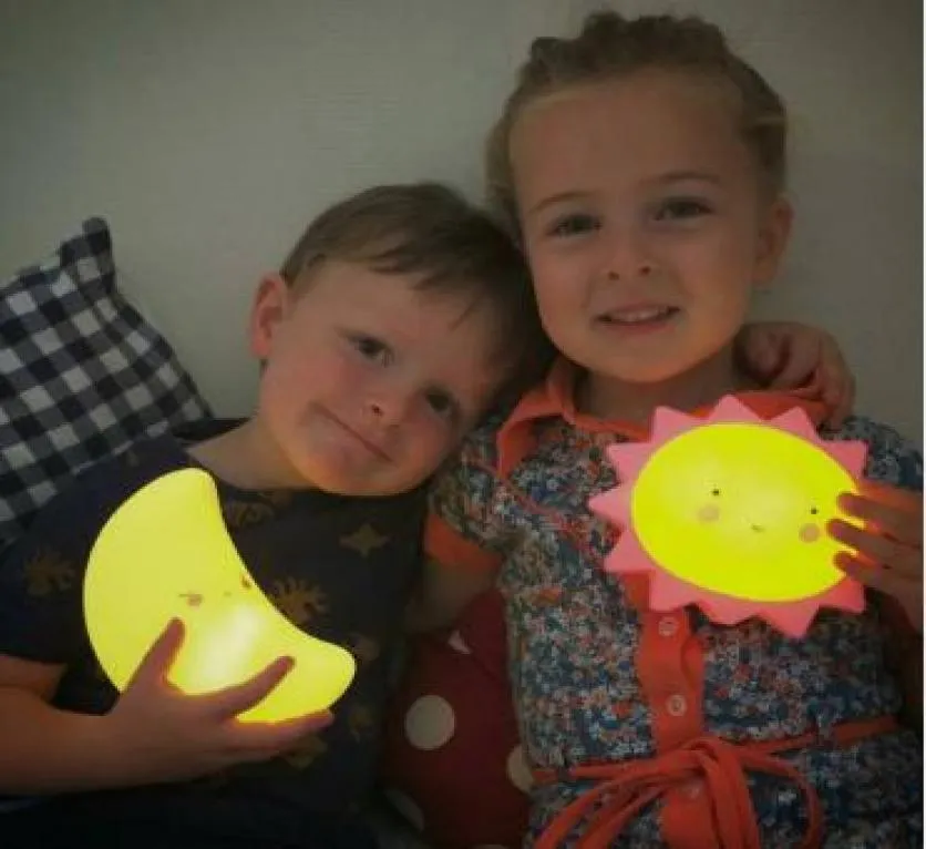 Nachtlampje creatieve cartoon cadeau bedlampje ster licht zon wolk maan licht kinderen slaapkamer nachtverlichting4535099