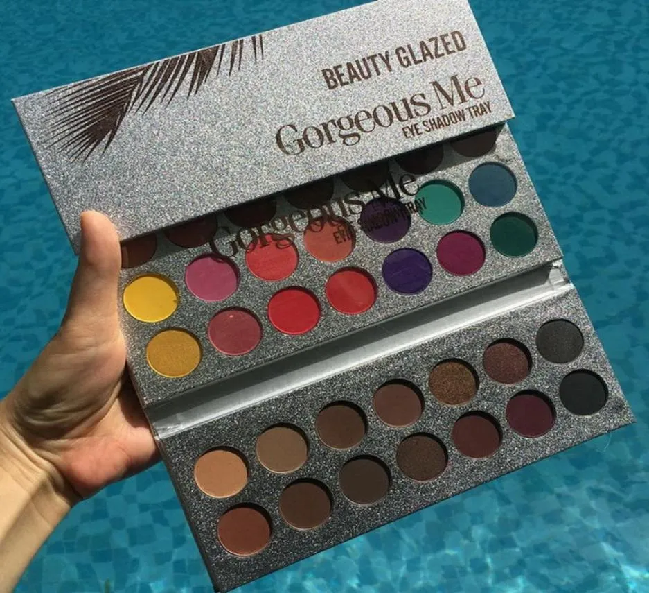 Set di palette di ombretti per trucco da 63 colori Beauty Glazed Gorgeous Me Glitter Matte Shimmer Natural Brighten Facile da indossare Make Up Palett8619413