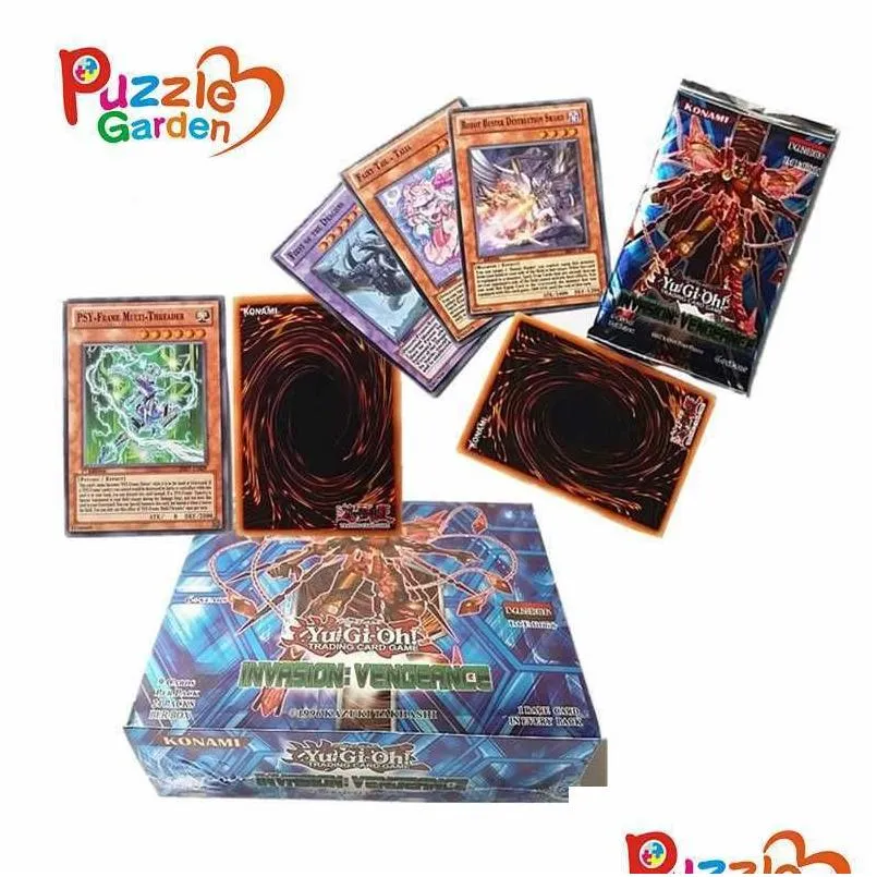 Kortspel 72 st/set Yuh Cards Shadow Specters Leta efter Ghost English Version Entertainment Game Kid Yu Gi Oh Toys Drop Delivery Dhrxg